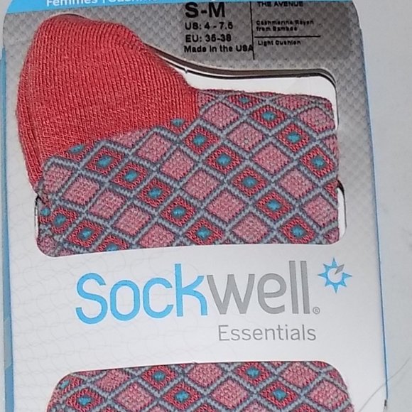 New Sockwell Cashmerino The Avenue Guava socks S/M - Picture 3 of 5